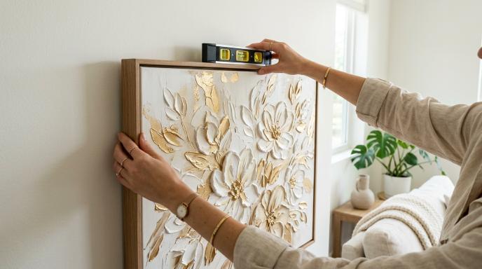 How to Hang Wall Painting Without Damaging Walls — Easy Methods for Bangladesh Apartments | SleekyOne